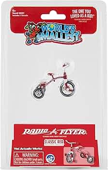 Amazon.com: World's Smallest Radio Flyer® Classic Red Dual Deck